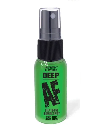 Deep Throat Spray Spearmint Flavored Throat Desensitizing - 1 Oz