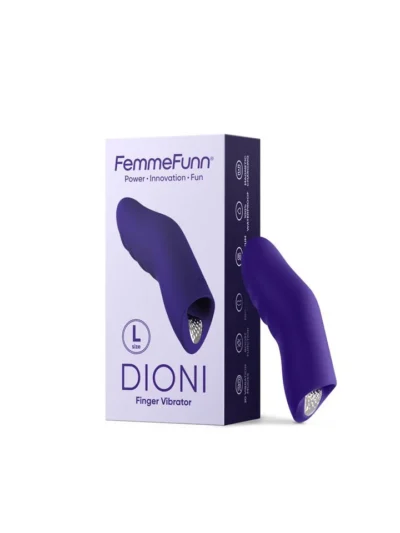 Dioni Ergonomical Finger Clitoris Vibrator Rechargeable - Large