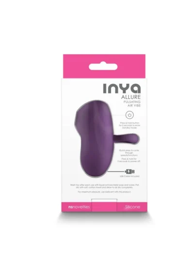 Discreet Clitoral Stimulator Finger Ring Vibrator - Dark Purple