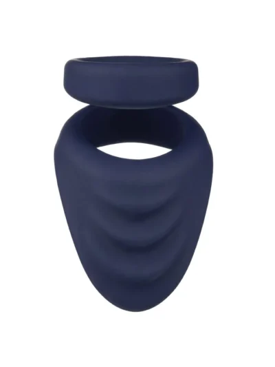 Dual Cock Ring Scrotum Supports Perineum Stimulator Penis Ring