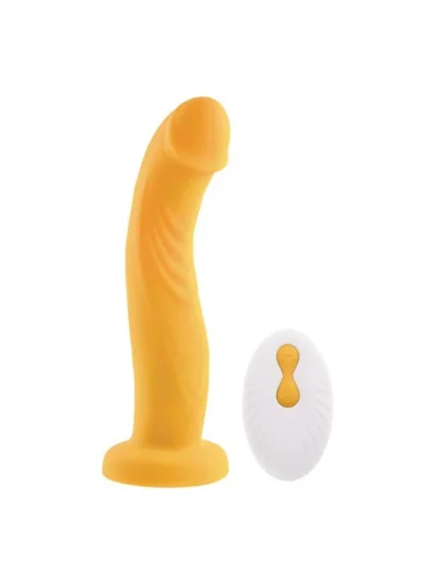 Dual Motor Strap-on Vibrator with Harness Sweet Embrace - Orange