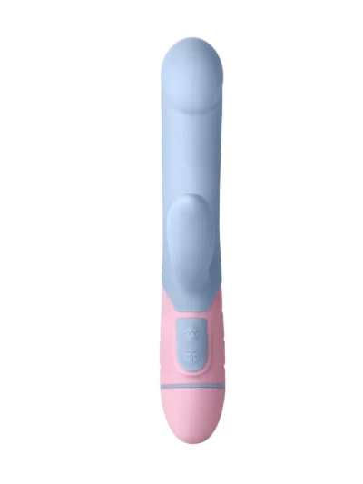 Ffix Rabbit Clitoris Vibe Battery Operated & Waterproof -Light Blue