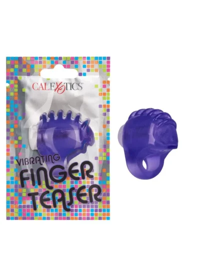 Finger vibrator clitoral stimulator vagina teaser - purple