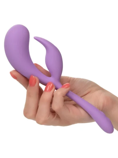 Flexible Dual Flicker Clit & Vagina Vibrator Elle Liquid Silicone