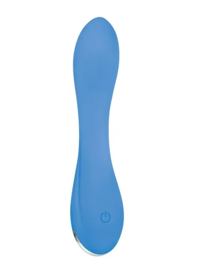 Flexible Gspot Bulbous Tip Rechargeable Vibrator - Blue Crush