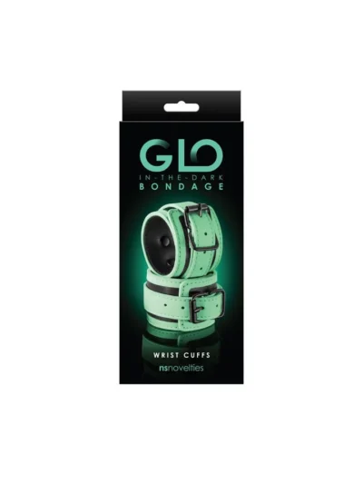Glo Bondage Wrist Handuff Fetish Restraints Gear - Green