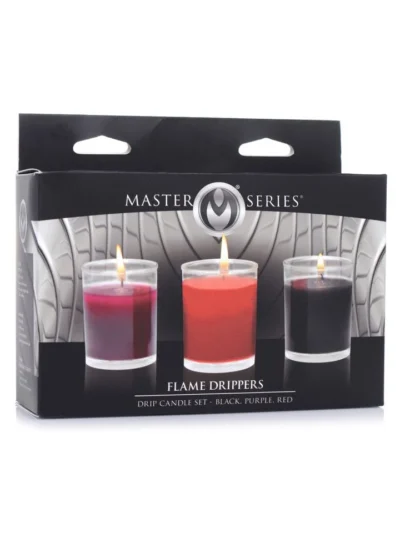 Hot Wax Candle Set Designed for Wax Play Flame Drippers