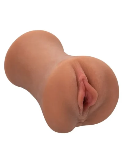 Life-Like Tight Pussy Stroking Sleeve Suction Men Stroker - Brown