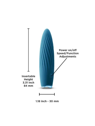 Luxury Vibrator Vaginal & Clit Stimulator Revel Kismet - Teal
