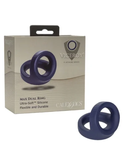 Max Dual Cock Ring with Shaft & Scrotum Support Penis Ring