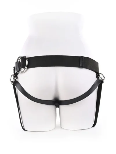 Strap On Dildo Harness with 4-way Adjustable Straps - Black