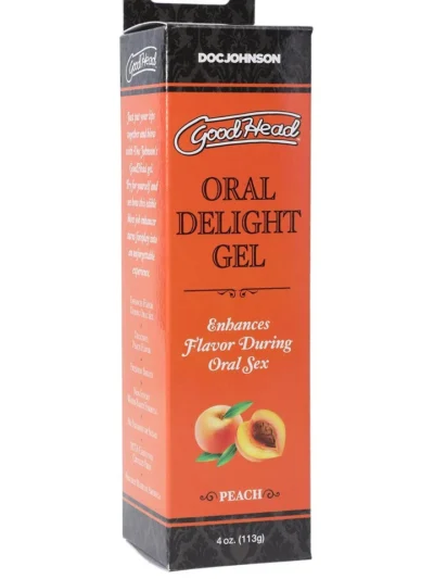 Oral Delight Gel Edible Blow Job Enhancer- Peach - 4 Oz Bx