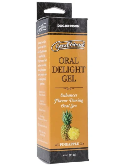 Oral Delight Gel Edible Blow Job Enhancer - Pineapple 4 Oz Bx