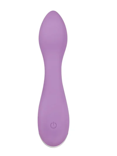 Petite Pointed Tip Smooth Arc Angled Gspot Vibrator - Lilac G