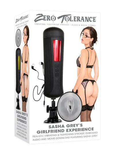 Vibrating Stroker Realistic Tightening Vagina with Audio - Sasha Grey