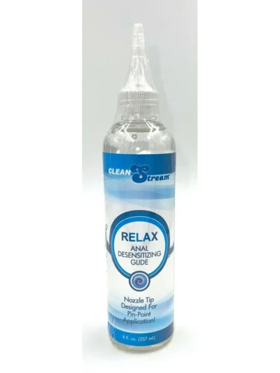 Relax desensitizing anal lube with dispensing tip - 8 oz