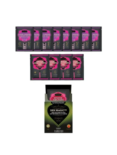Sex-on-the-Go Kit with 4 Arouse Gel & 8 Personal Lubricant Packs