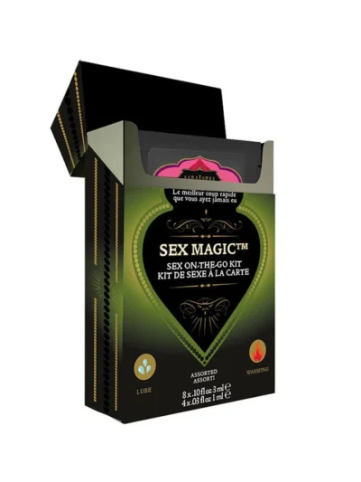 Sex-on-the-Go Kit with 4 Arouse Gel & 8 Personal Lubricant Packs