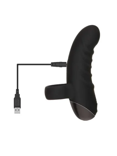 Smooth Flexible Ring 8 Speed Finger Vibrator - Hooked on You
