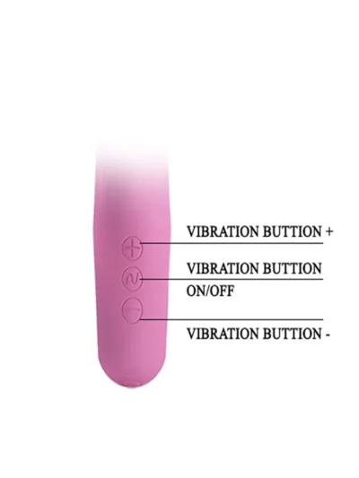 Smooth G-spot and Clit Vibrator Rechargeable Pretty Love - Canrol