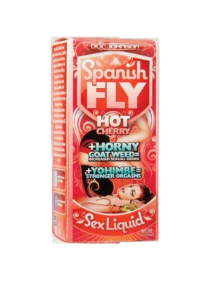 Spanish Fly Sex Horny Drops Arousal Booster - Hot Cherry