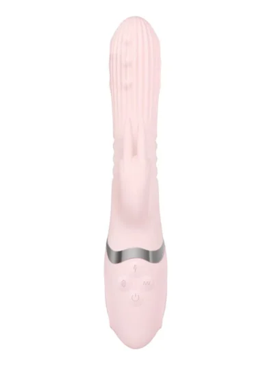 Thrusting Rabbit Vibrator with Orgasmic Beads Adam and Eve - Pink