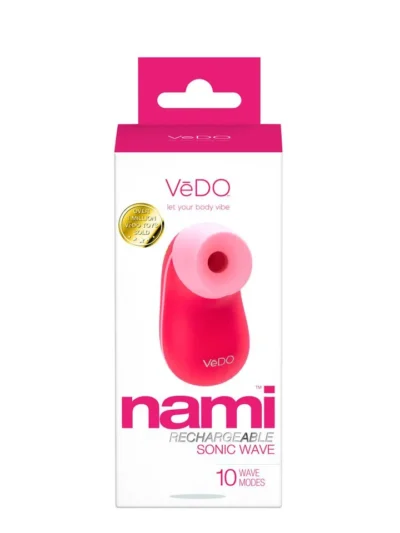 Travel Size Clit Vibrator Nami Rechargeable Sonic Vibe - Foxy Pink