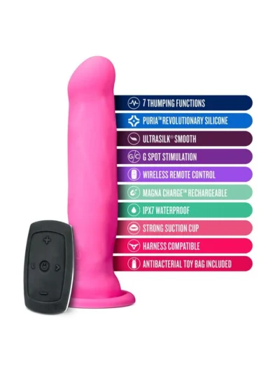 Ultrasilk Silicone Remote Control Vibrator - Impressions Havana - Pink