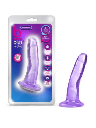 Ultrasoft Crystal Purple Dildo B Yours Plus - Hard N Happy