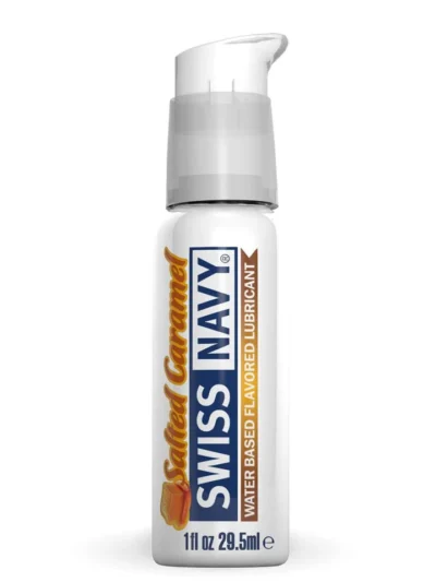 Water Based Personal Lubricant Swiss Navy Salted Caramel - 1 Fl Oz