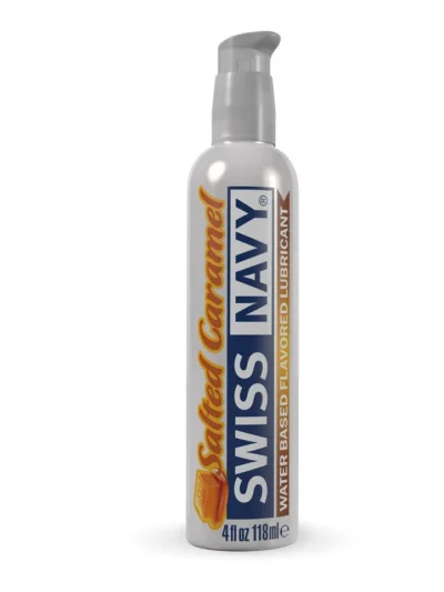 Water Based Personal Lubricant Swiss Navy Salted Caramel - 4 Fl Oz