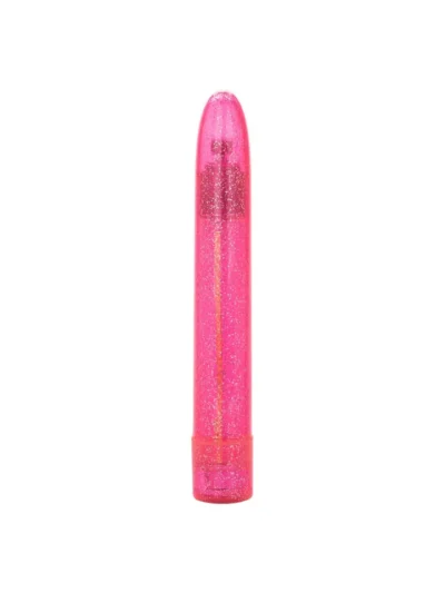 Waterproof Sparkle Slim Vibrator with 3 Powerful Speeds - Pink